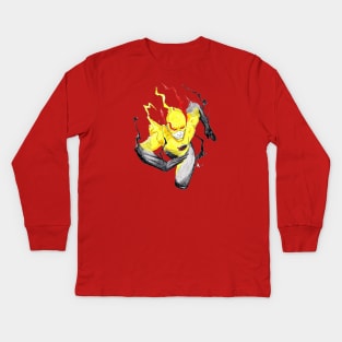 Reverse Flash Kids Long Sleeve T-Shirt